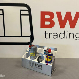 Spuitbushouder en kitbushouder / bedrijfswageninrichting